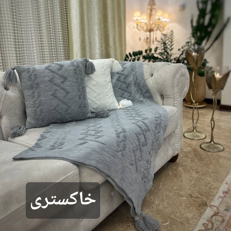 کاور کوسن مدل پانچدوزی ایران سایز 40×40 سانتی متر