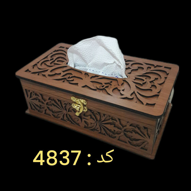 جعبه دستمال کاغذی مدل 4837