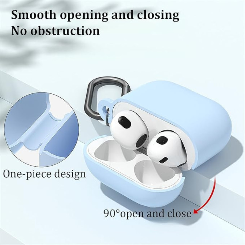 کاور مدل Silicone Type مناسب برای کیس اپل ایرپاد 4  Airpod 4th Gen