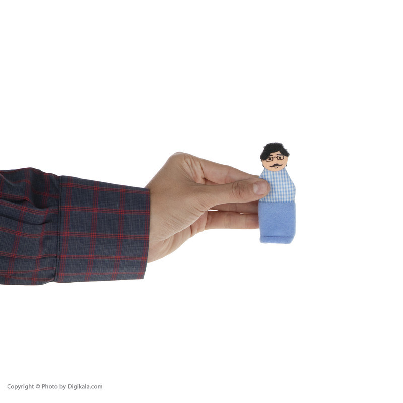 عروسک انگشتی شادی رویان مدل خانواده مجموعه 5 عددی