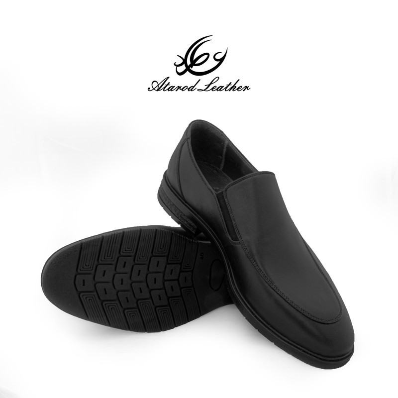 کفش مردانه چرم عطارد مدل چرم طبیعی کد SH277