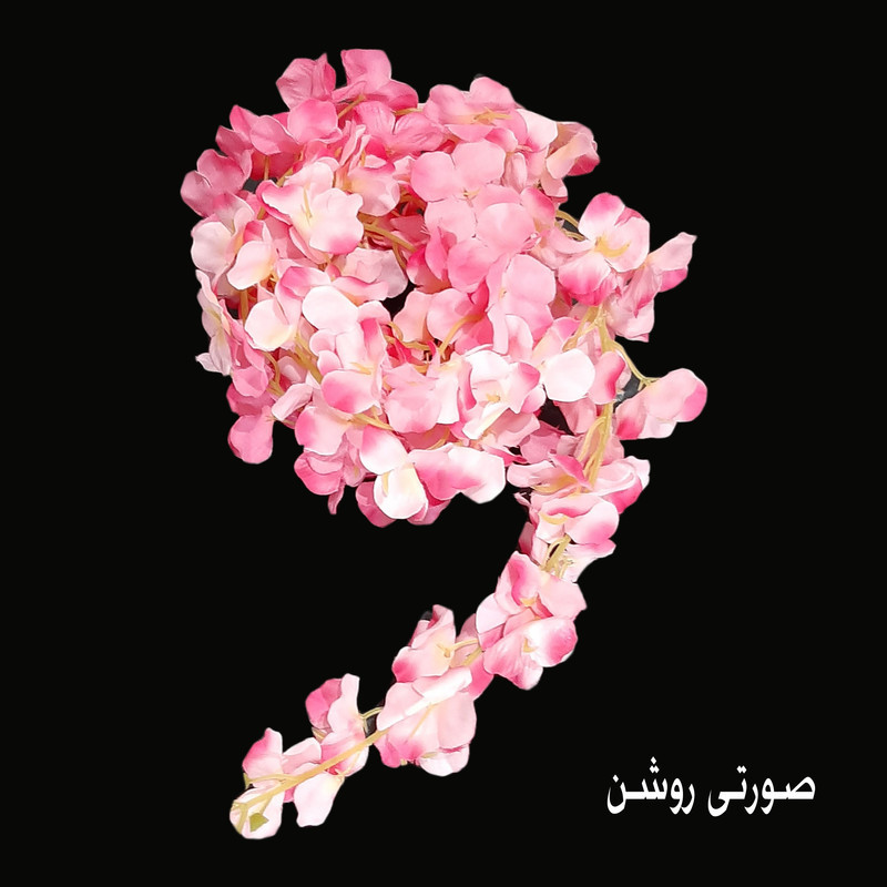 ریسه گل مصنوعی پارچه‌ای طول 2 متر مدل 187 مناسب تزیینات داخلی و خارجی سبک و قابل حمل
