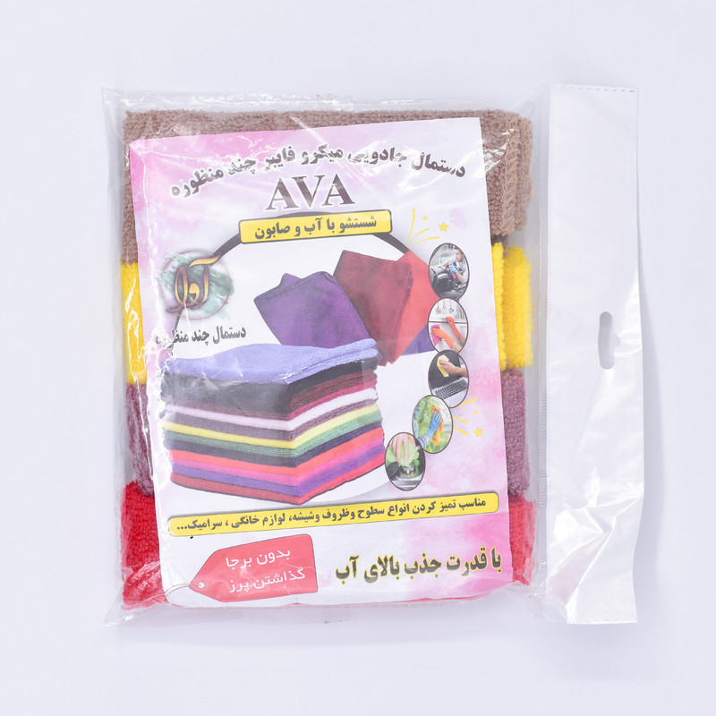 دستمال نظافت  کد M3328 مجموعه 4 عددی