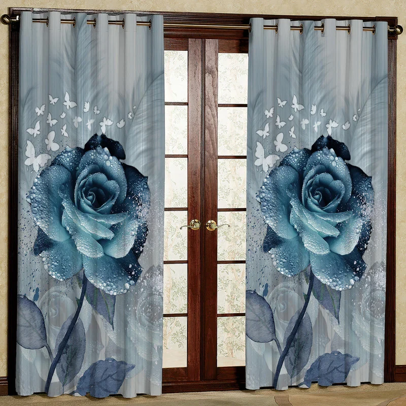 پرده مدل مخمل پانچی کد 1031 سایز 140x280 سانتی متر