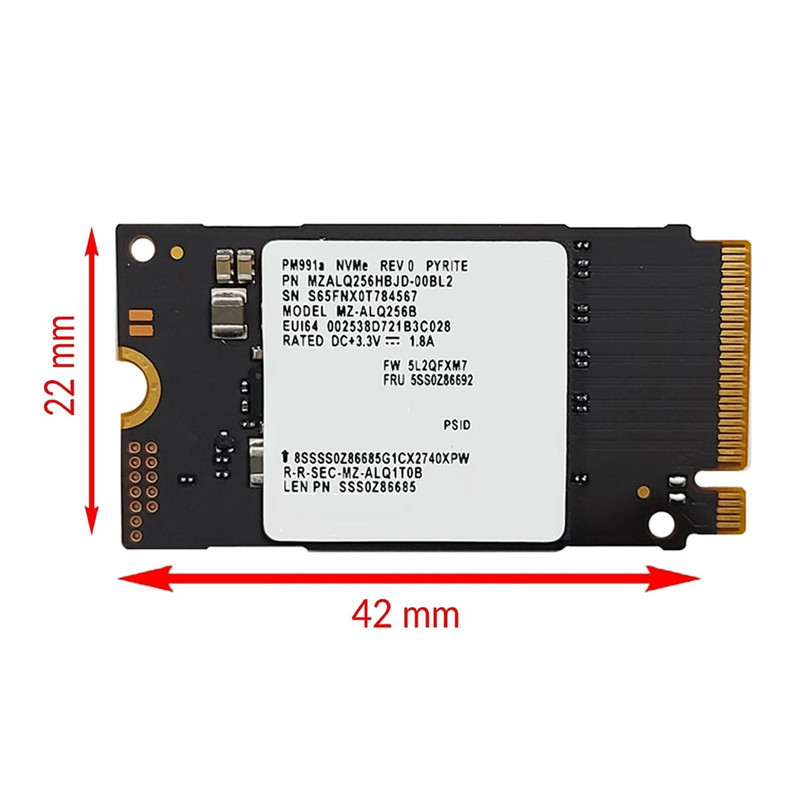 اس اس دی اینترنال سامسونگ مدل PM991a PCIe®4.0 NVMe ظرفیت 256 ترابایت