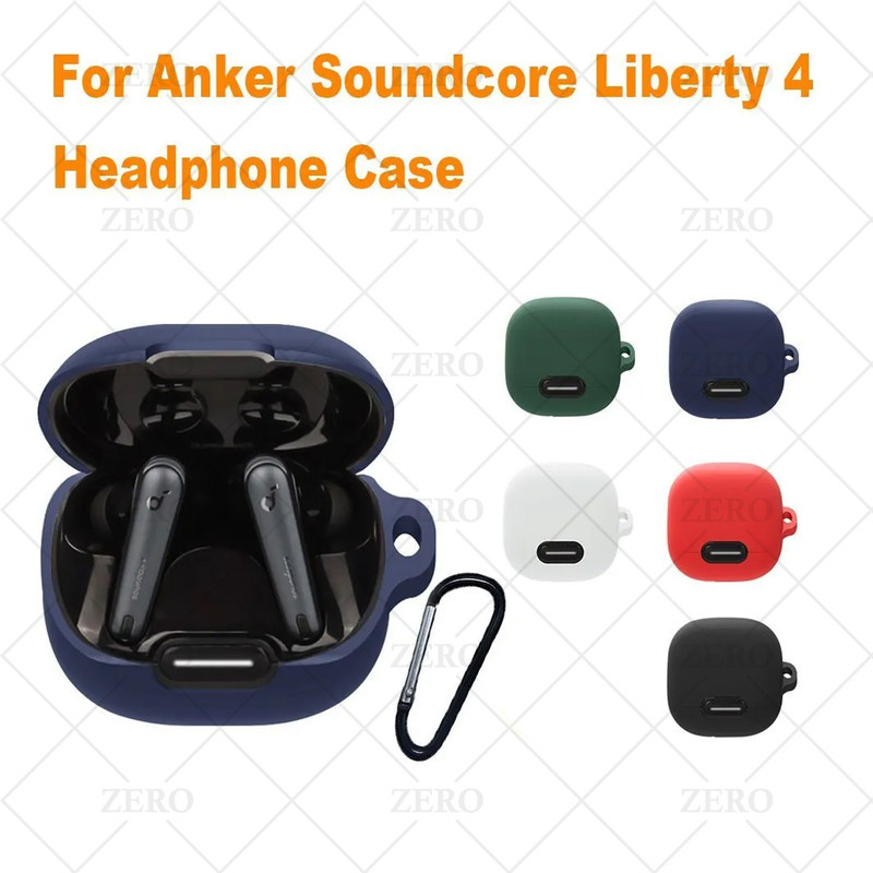 کاور زیرو مدل Silicone-ZR مناسب برای کیس هدفون بی سیم انکر Liberty 4 NC