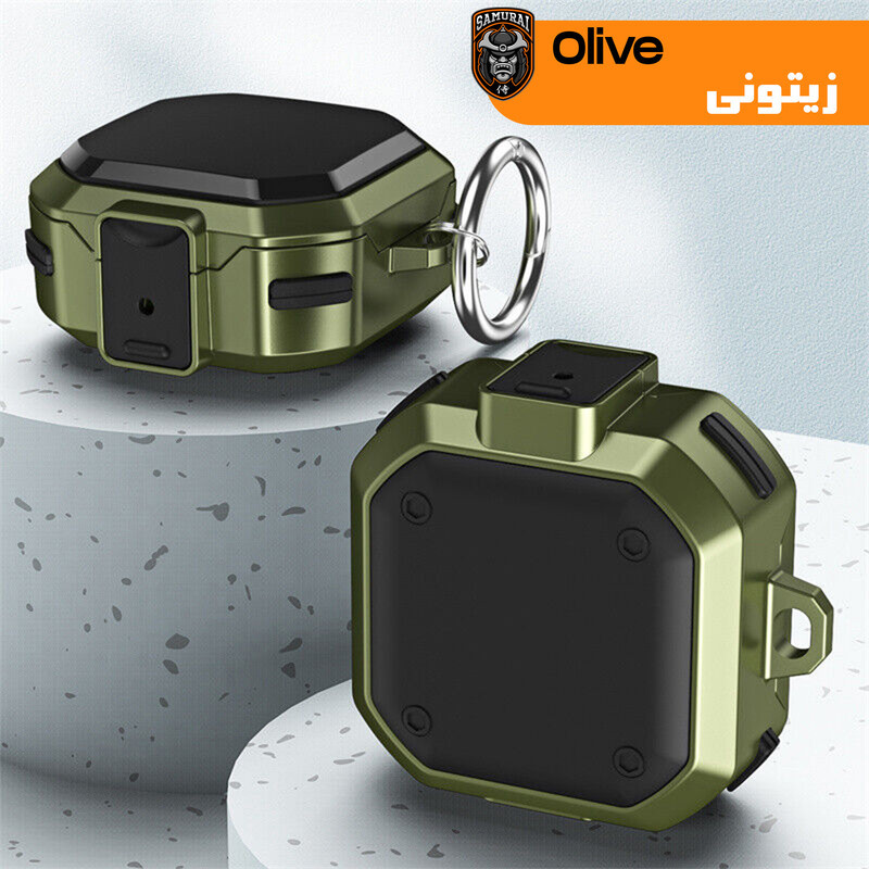 کاور سامورایی مدل Quad-10 مناسب برای هدفون سامسونگ Galaxy Buds Live  Buds Pro  Buds 2  Buds 2 Pro