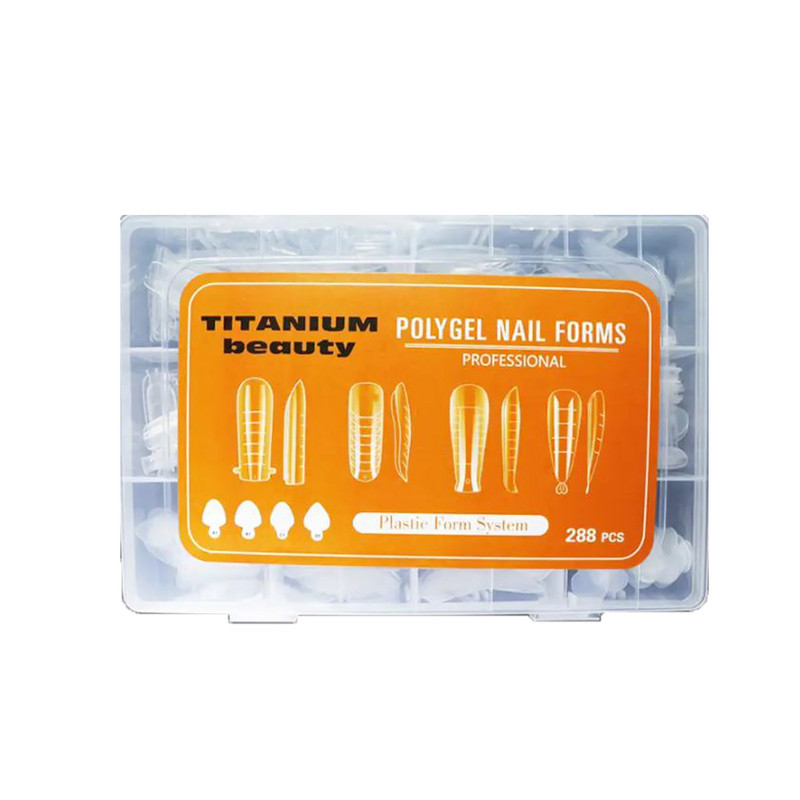 قالب کاشت ناخن تیتانیوم مدل mra-288 مجموعه 288 عددی