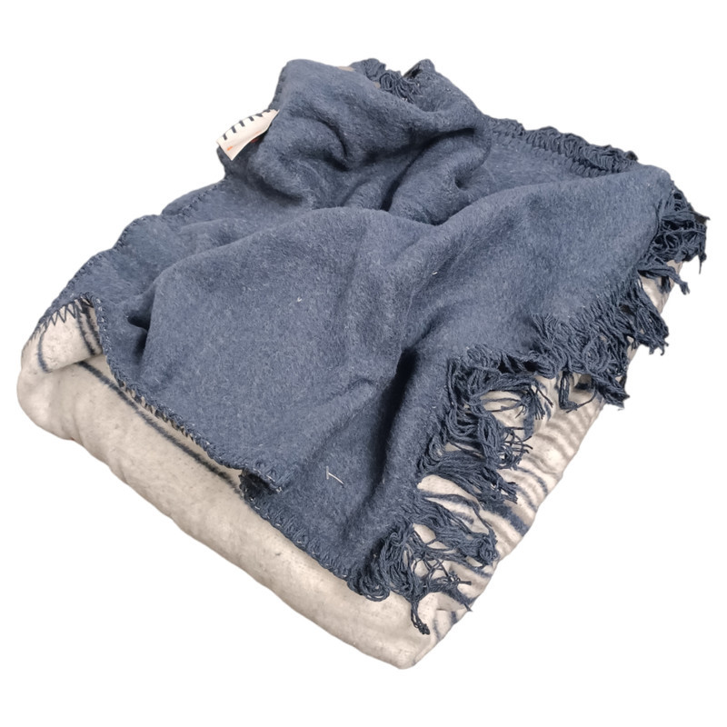 پتو ازدیلک مدل Stripe Lacivert سایز 170×130 سانتی متر