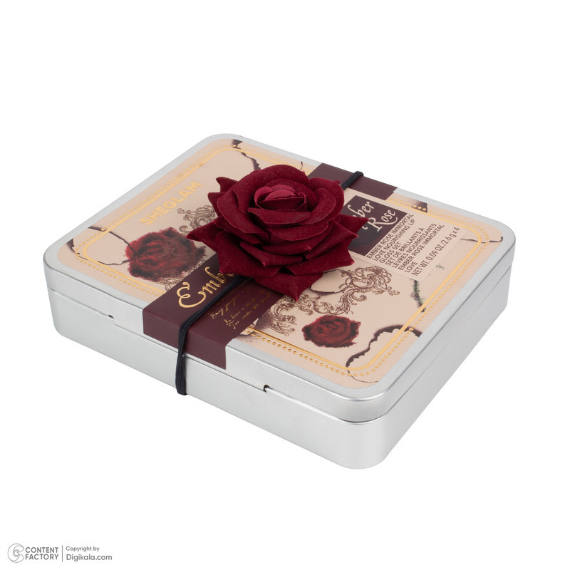 رژ لب مایع شیگلم مدل ember rose با شماره رنگ 11DL07A، وزن 2.6 گرم، بدون تست حیوانی و حاوی ویتامین‌های تقویتی، با جلوه مات بسته 4 عددی