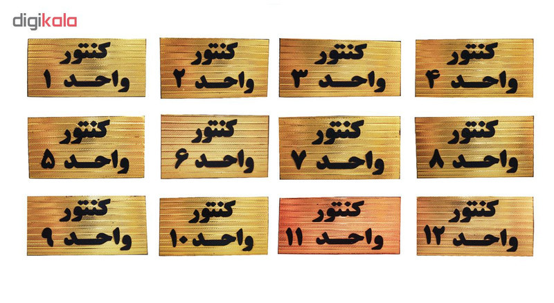 تابلو نشانگر طرح شماره کنتور مدل STH212 مجموعه 12 عددی