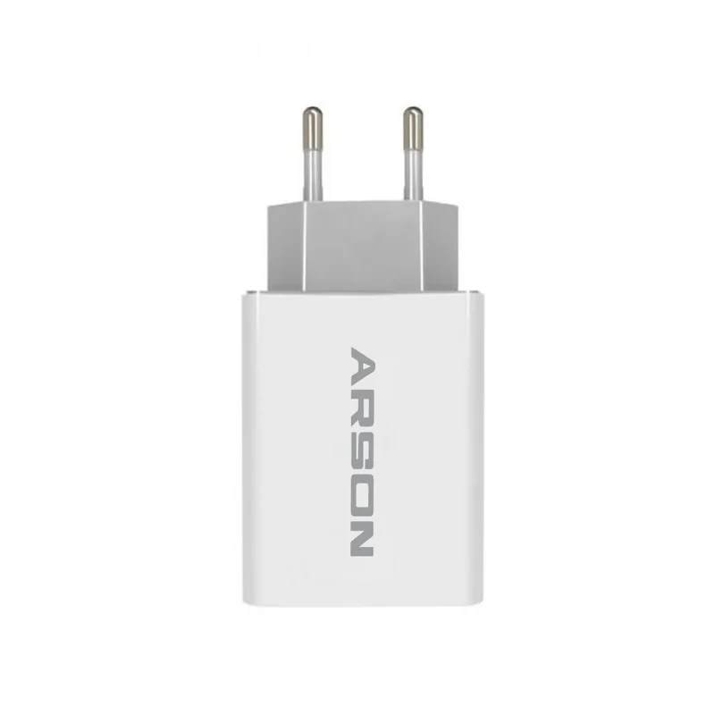 شارژر دیواری 15 وات آرسون مدل AN-W3B همراه کابل USB به لایتنینگUSB-CMicroUSB