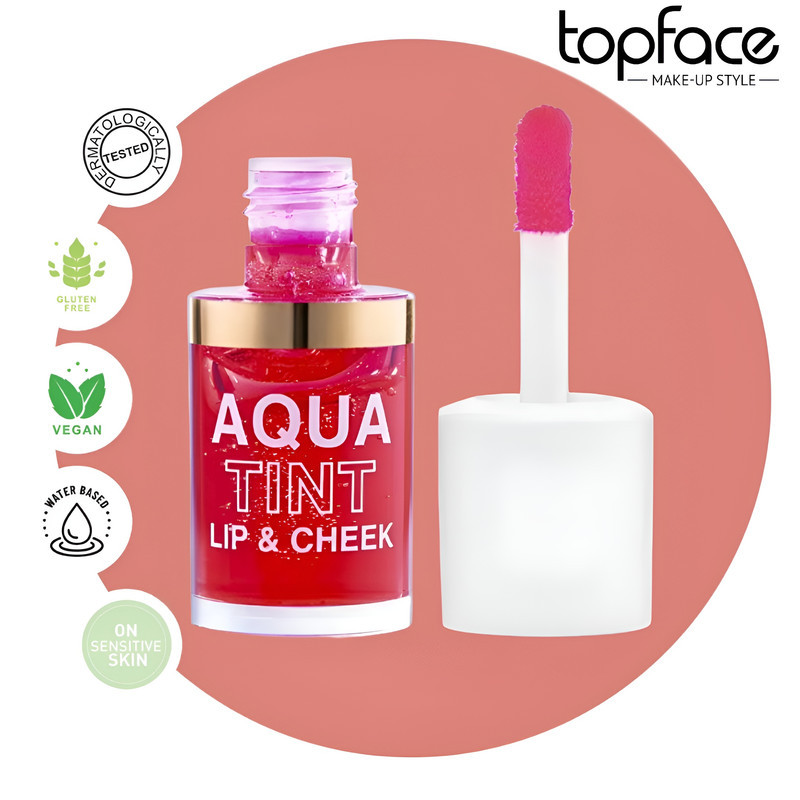تینت لب و گونه تاپ فیس مدل AQUA شماره 003