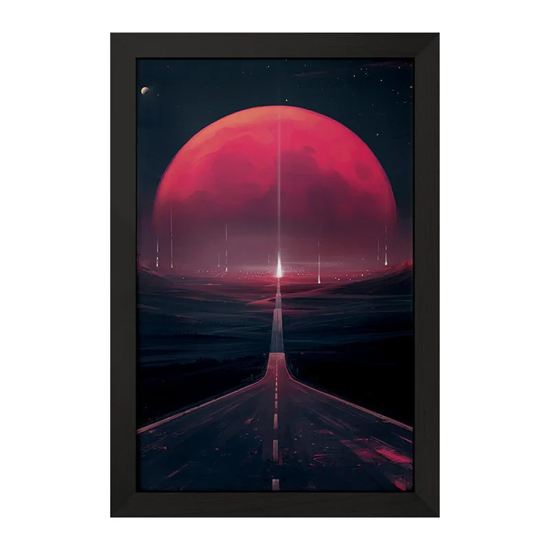 تابلو خندالو مدل ماه  کد F330