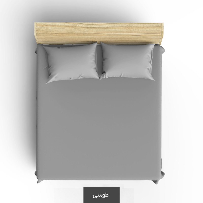 ملحفه خانه سفید مدل آرزو دو نفره سایز 200x160 سانتی متر