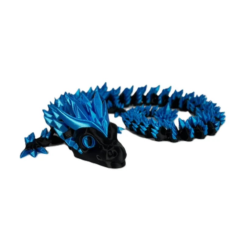 اسباب بازی زینتی مدل Articulated Crystal Dragon