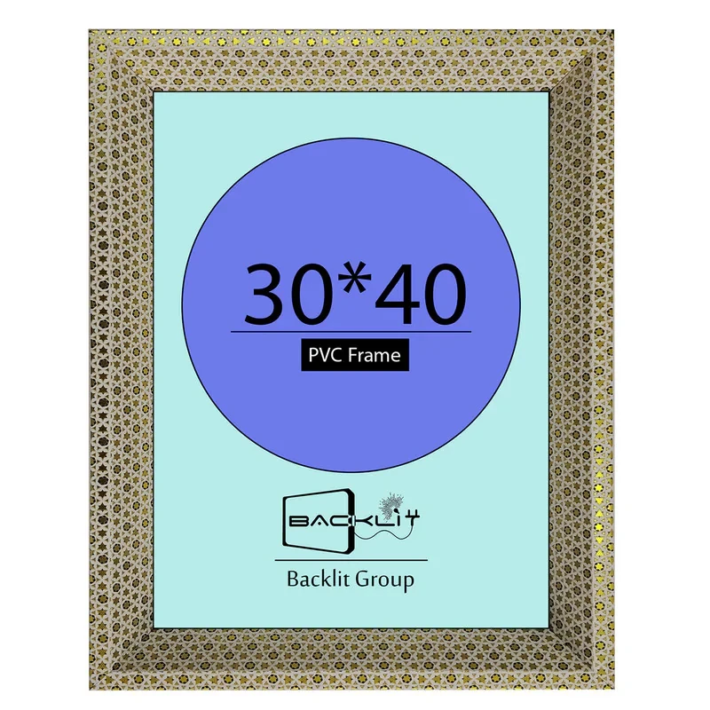 قاب عکس بکلیت طرح خاتم مدل 208 دیواری سایز 40×30 سانتی متر