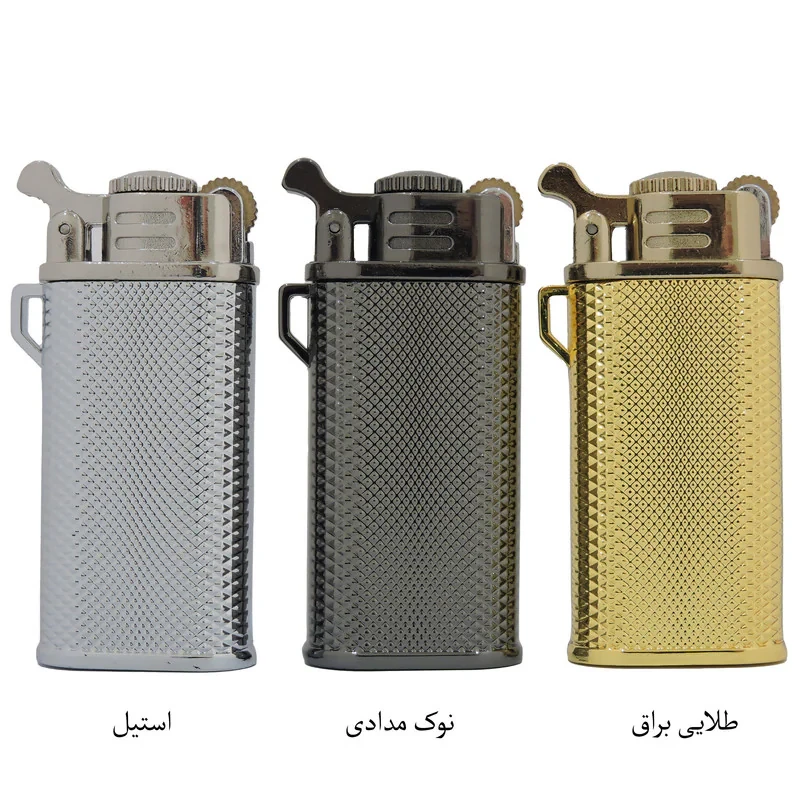 فندک مدل سوزنی لوکس درب دار کد 6652