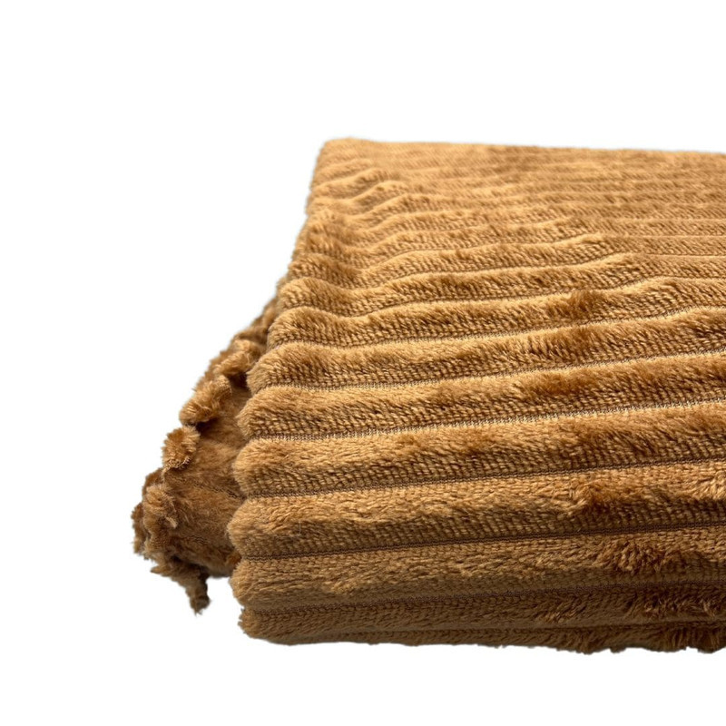 پتو یک نفره مدل پلیسه ای سایز 220x160 سانتی‌متر