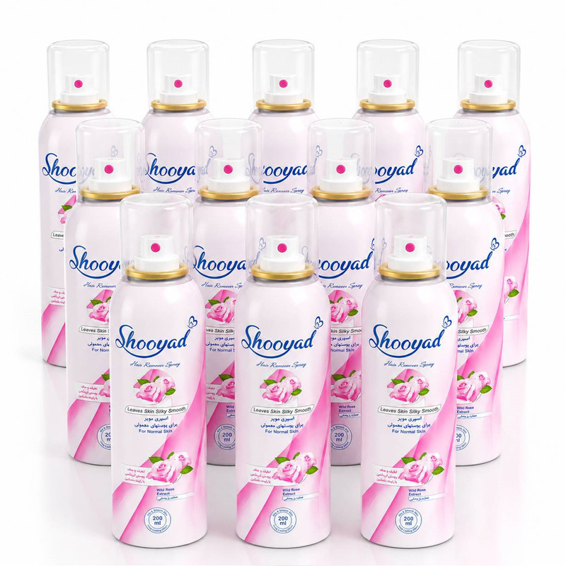 اسپری موبر شویاد مدل H-Rose12 حجم 200 میلی لیتر مجموعه 12عددی