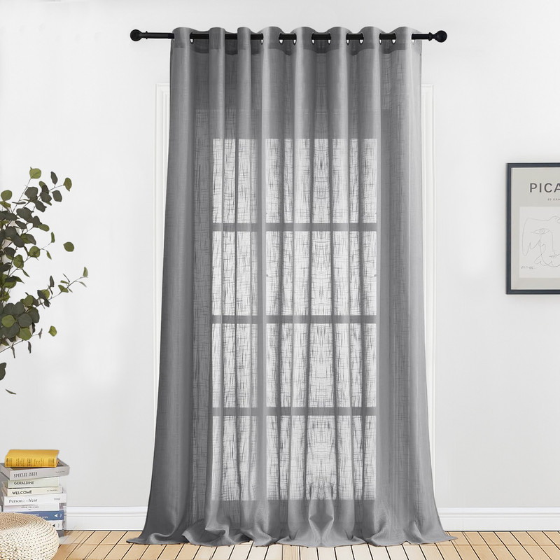 پرده پانچ نوین دکور سیلوانا مدل حریر نازلی 3 سایز 280x300 سانتی‌متر