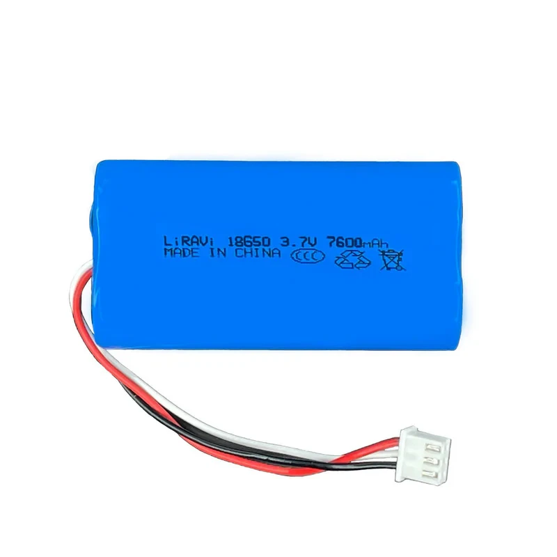 باتری لیتیوم یون قابل شارژ لیراوی مدل 18650 کد 3.7V ظرفیت 7600 میلی آمپر ساعت