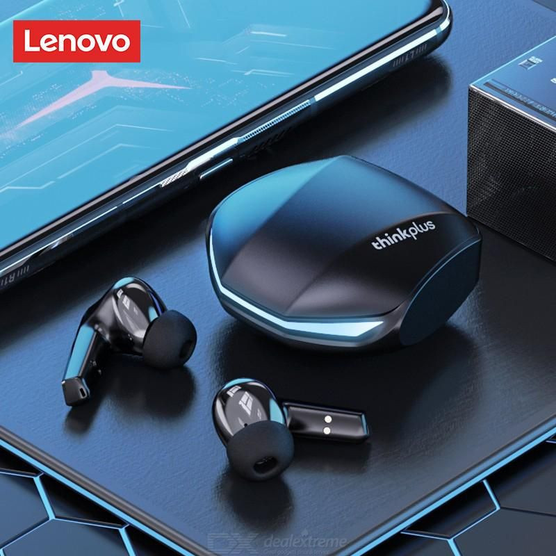 هدفون بلوتوثی لنوو مدل Live Pods GM2 Pro بدون قابلیت نویز کنسلینگ، درگاه شارژ USB Type-C، دارای دستیار صوتی، مقاوم در برابر رطوبت و عرق