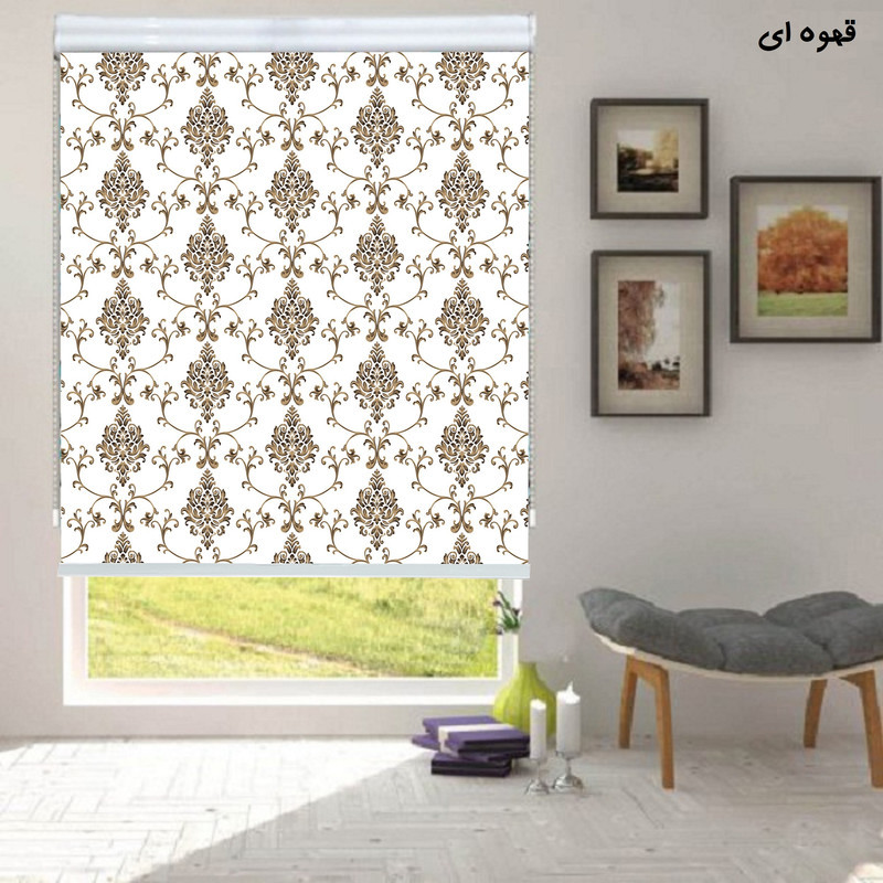 پرده زبرا شب و روز زیو کد 737 سایز 200×145 سانتی متر