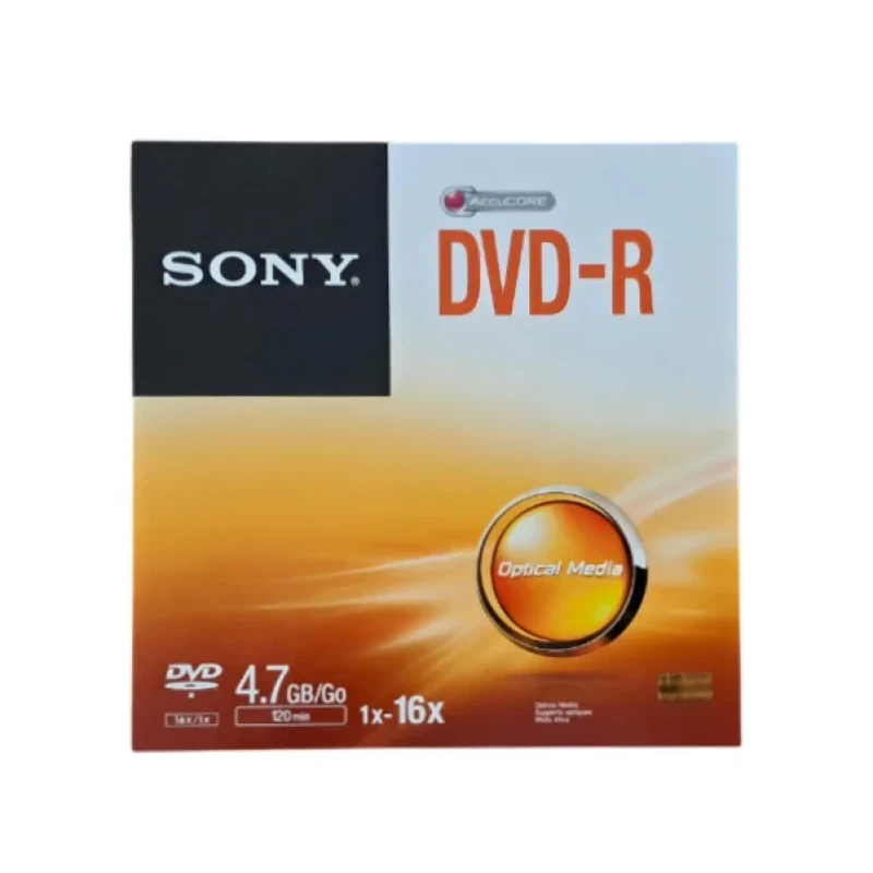 دی وی دی خام قاب باریک سونی مدل DVD-R بسته 2 عددی