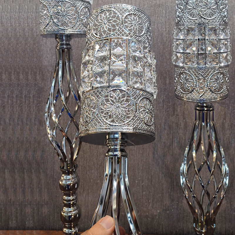 شمعدان مدل 40053  مناسب برای شمع وارمر و استوانه مجموعه سه عددی