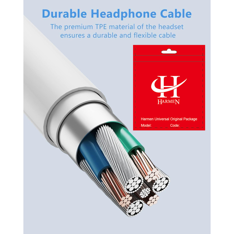 هندزفری هارمن مدل HIFI STEREO بدون قابلیت نویز کنسلینگ، اتصال از طریق USB Type-C
