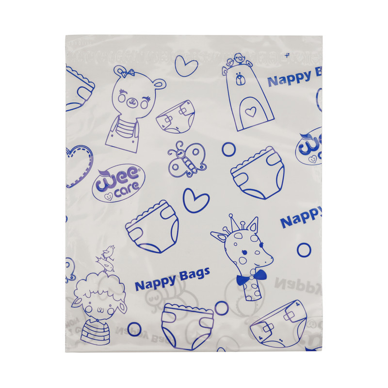 کیسه بهداشتی پوشک وی کر مدل Nappy Bags قوطی 3 بسته 24 عددی