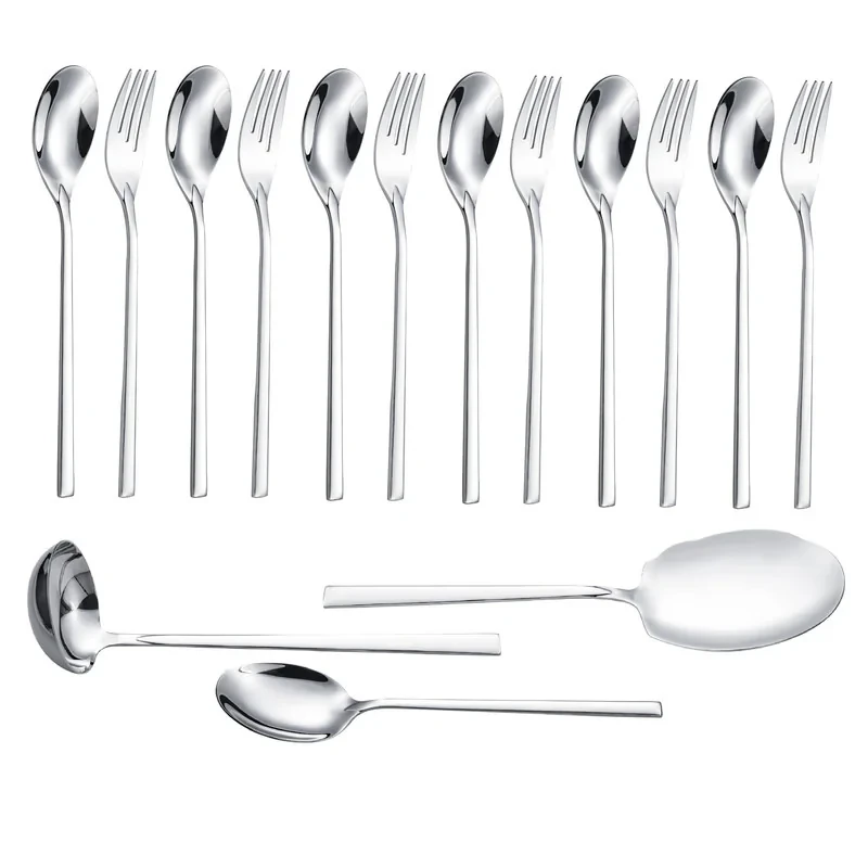 سرویس قاشق و چنگال 15 پارچه جی فی نی مدل G-253