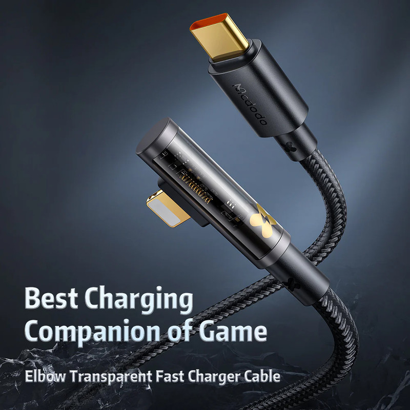 کابل تبدیل  USB-C به لایتنینگ مک دودو مدل CA-3390 طول 1.2 متر