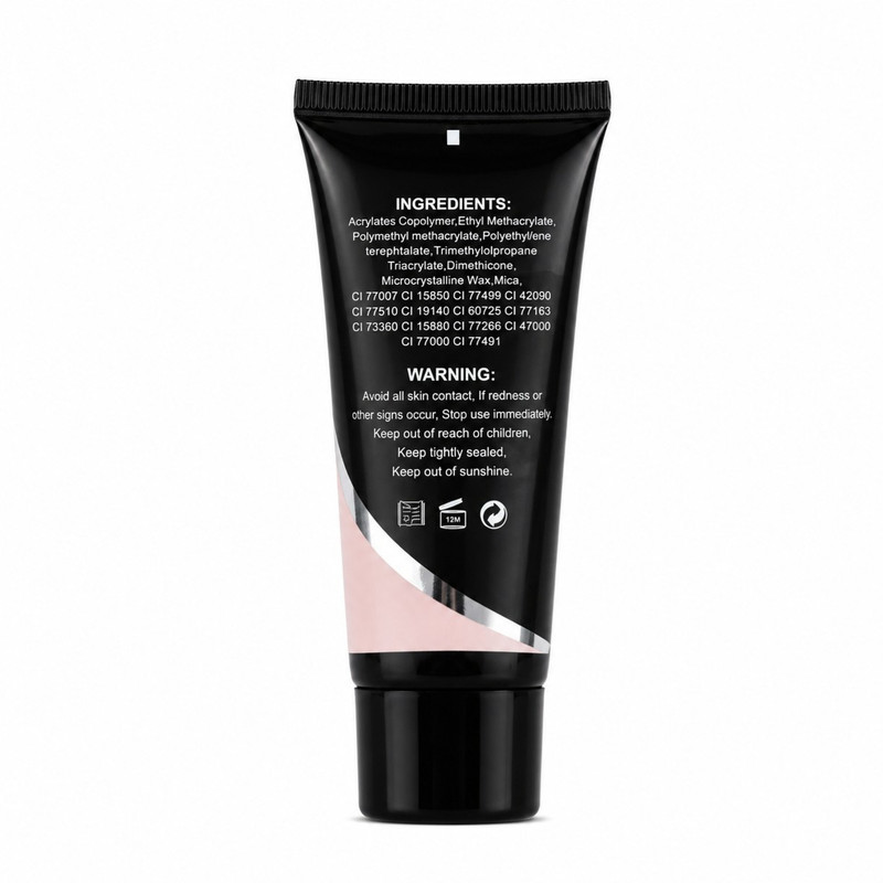 پلی ژل ناخن ار بی مدل Cover Pink P1 حجم 60 میلی‌لیتر