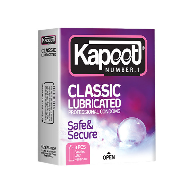 کاندوم کاپوت مدل NON-STOP بسته 10 عددی به همراه کاندوم کاپوت مدل Classic Lubricated بسته 3 عددی