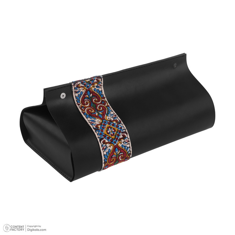 کاور دستمال کاغذی بومی مدل پارچه قلم کاری کد 002