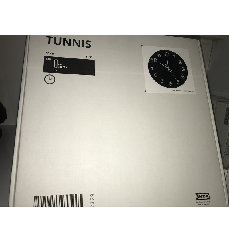 ساعت دیواری ایکیا مدل TUNNIS کد 405.064.13
