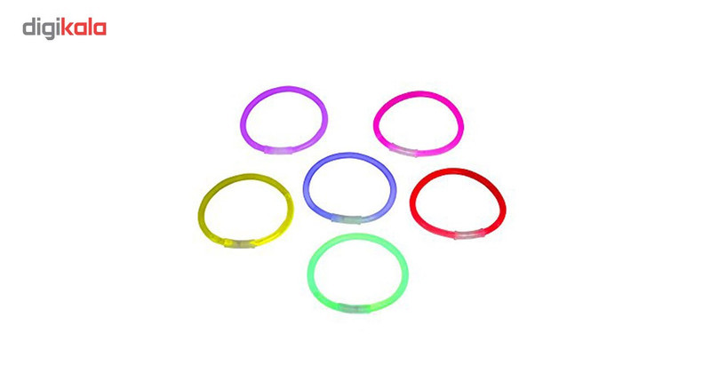 دستبند شب تاب بانیبو مدل Glow Stick بسته 50 عددی