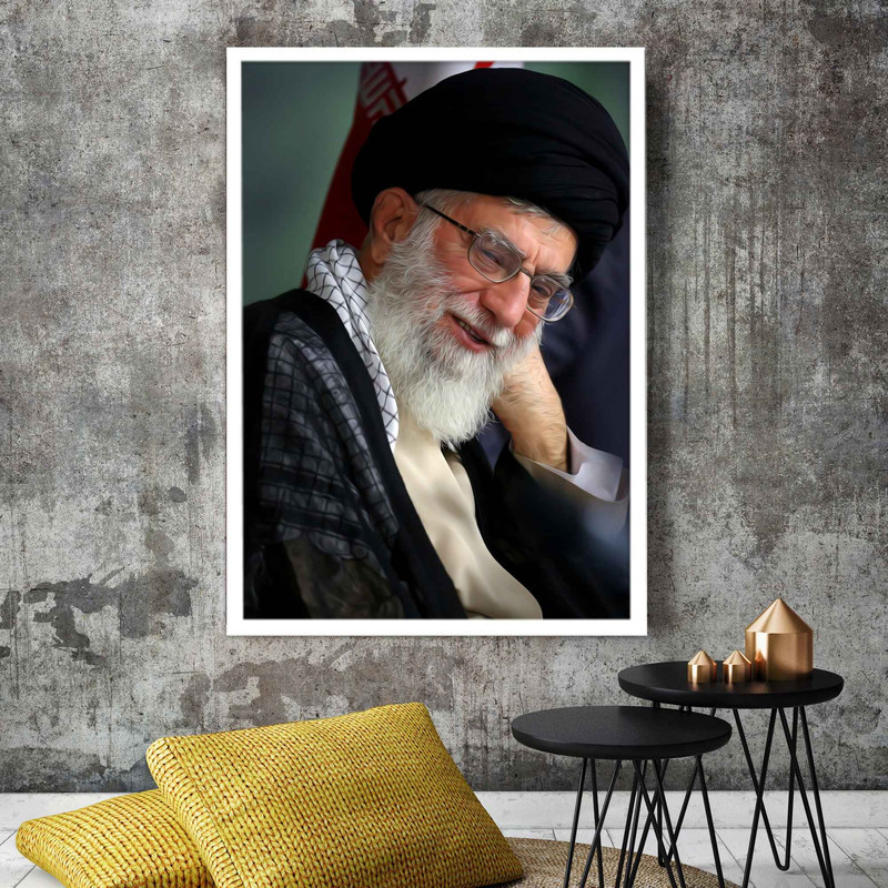 تابلو بکلیت طرح آیت الله سید علی خامنه ای مدل W-s2125