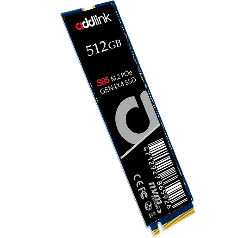 اس اس دی اینترنال PCIe Gen4 x4 ادلینک مدل SSD addlink S85 PCIe Gen4 NVMe  ظرفیت 512 گیگابایت