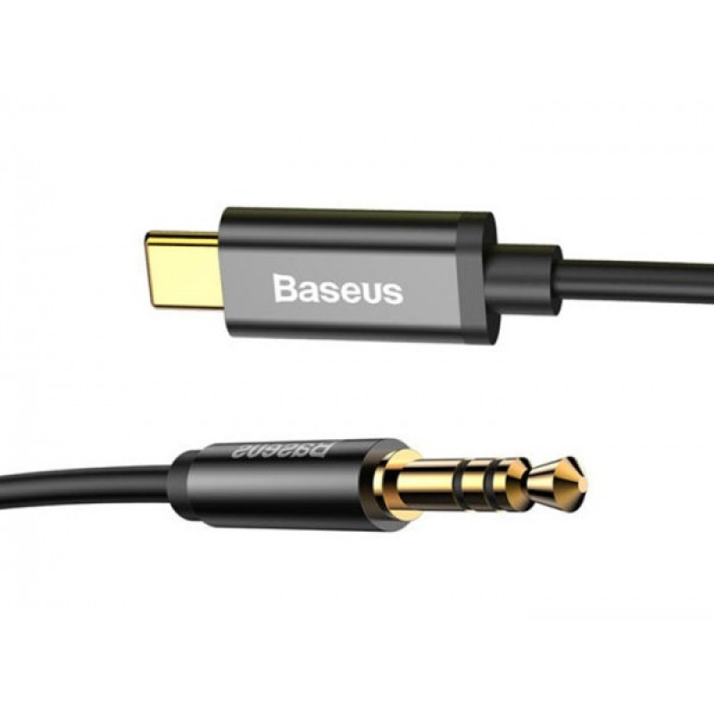 کابل تبدیل USB-C به AUX باسئوس مدل CAM01 طول 1.2 متر