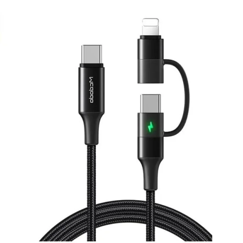 کابل تبدیل USB-C به لایتنینگUSB-C مک دودو مدل CA-7120 طول 1.2 متر