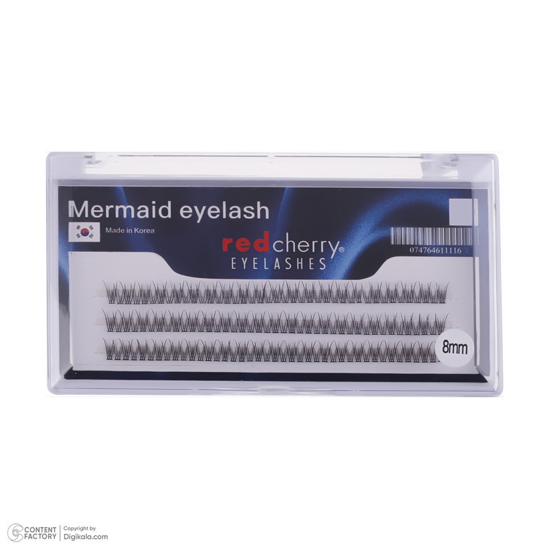 مژه مصنوعی رد چری مدل mermaid کد 8