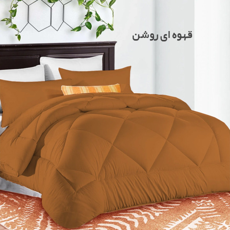 لحاف چیداری مدل میکرو دو نفره سایز 220x200 سانتی متر