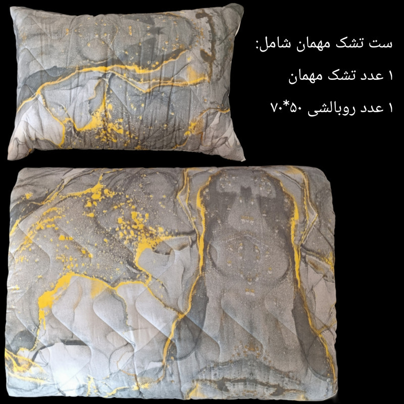 ست تشک مهمان اسلیپی مدل hurricane یکنفره سایز 185×85 سانتی متر به همراه روبالشی