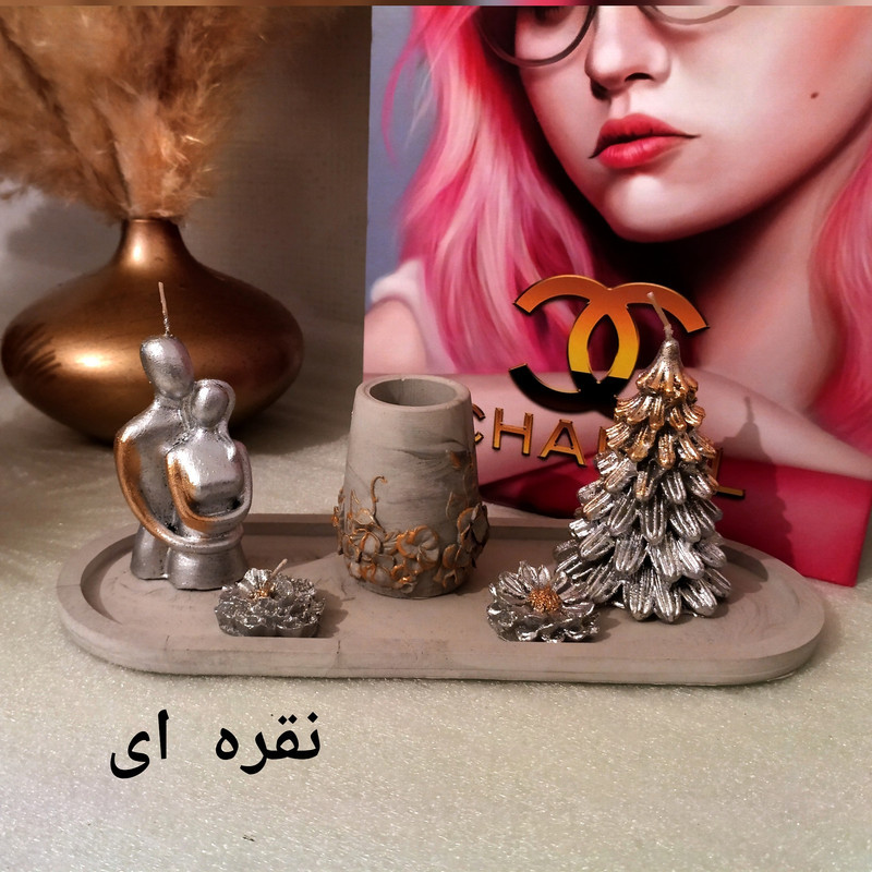 شمع مدل مانا مجموعه 6 عددی