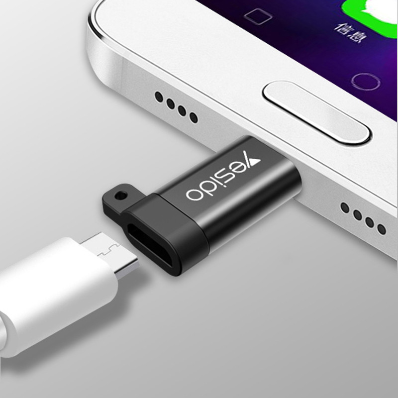 مبدل microUSB به USB-C یسیدو مدل GS04