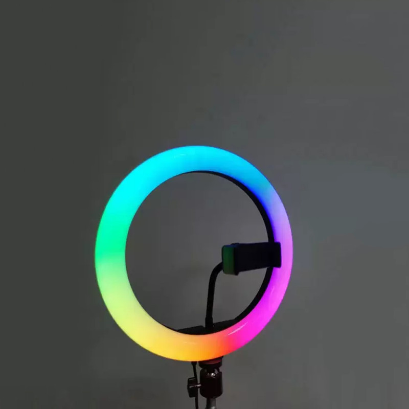 رینگ لایت مدل MJ26-RGB به همراه پایه