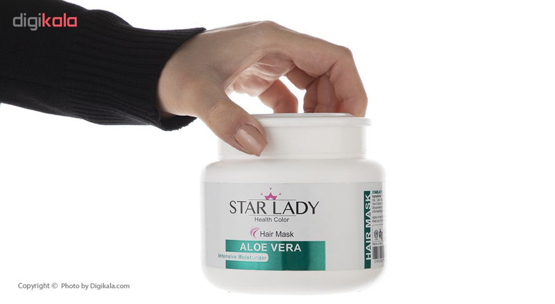 ماسک مو استار لیدی مدل Aloe Vera حجم 500 میلی لیتر
